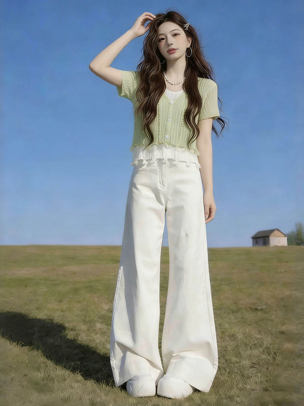 Summer Set Green Two-Piece Set