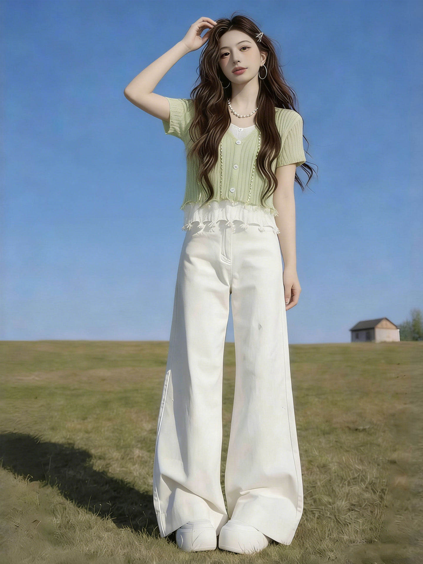 Summer Set Green Two-Piece Set